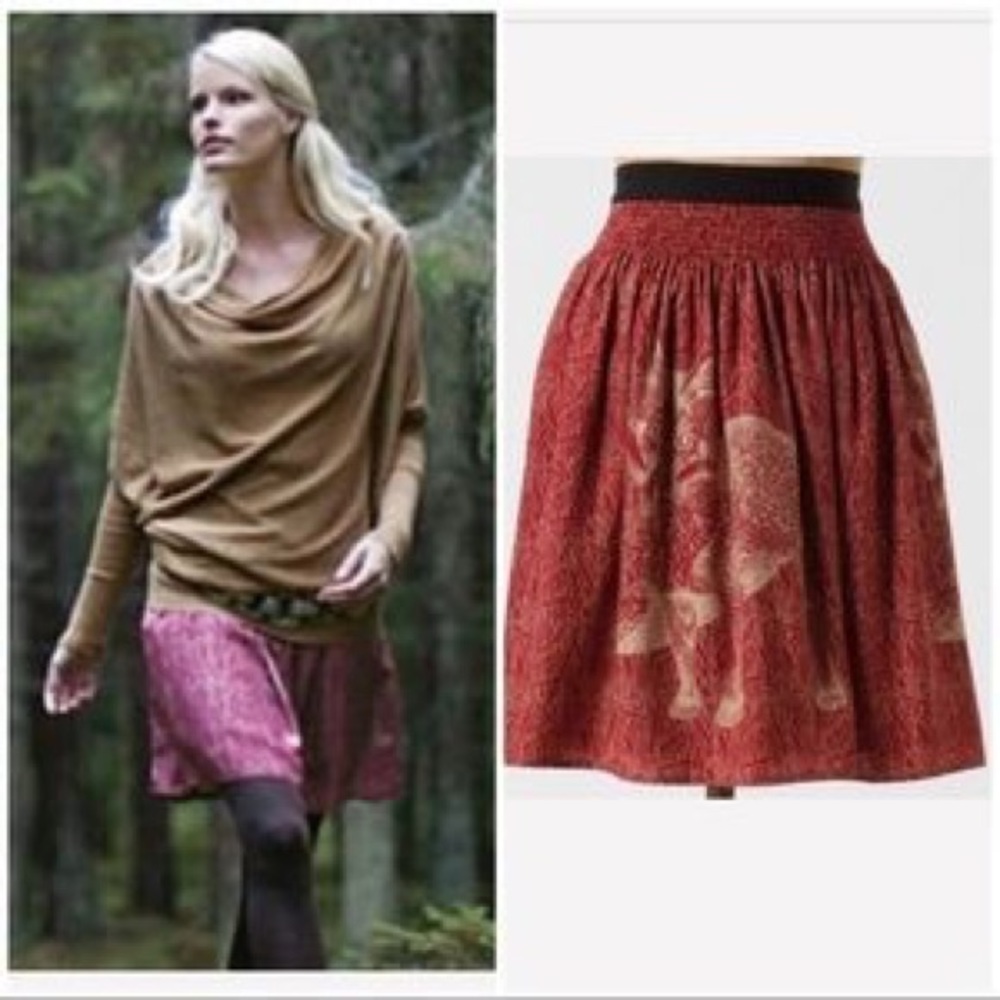 🦄🦄 Corey Lynn Calter Wooded Hideaway Skirt Large